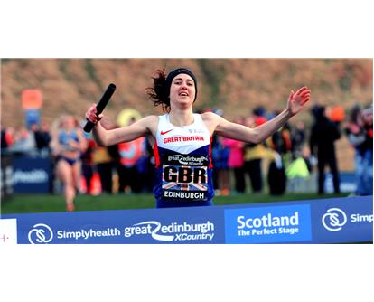 Laura Muir XC relay 2017